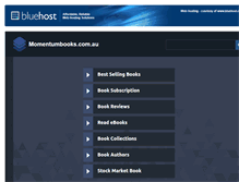 Tablet Screenshot of momentumbooks.com.au